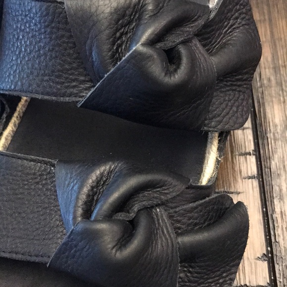 Lucky Brand Izbremma Leather Knot Espadrilles - Picture 12 of 13